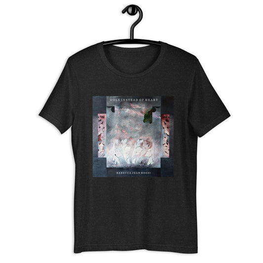 Unisex t-shirt "Hole Instead of Heart" album art by Greg Rossi